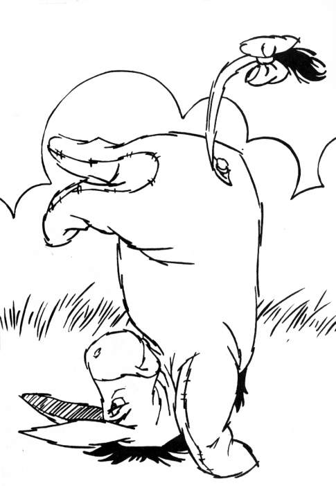 kids n funcom create personal coloring page of winnie de pooh and
